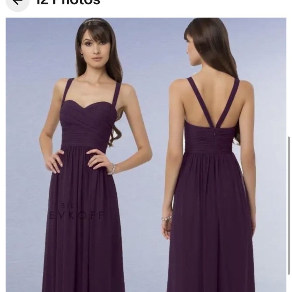 Bill Levkov Plum Dress